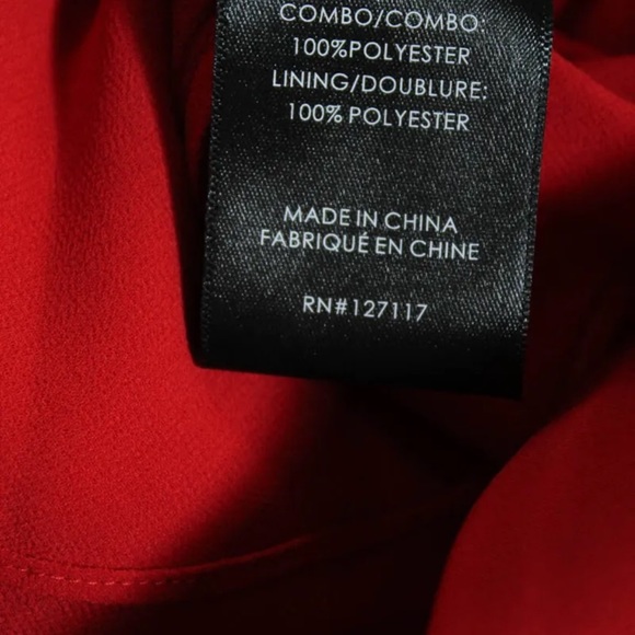 Badgley Mischka - Draped One Shoulder Mini Dress Bright Red Size Medium NWT - Picture 5 of 6